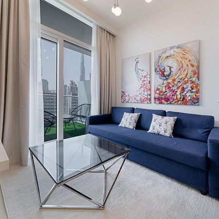 דובאי Alluring 1 Bd Apartment In Business Bay With Burj Khalifa View מראה חיצוני תמונה