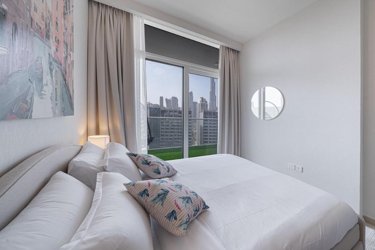 דובאי Alluring 1 Bd Apartment In Business Bay With Burj Khalifa View מראה חיצוני תמונה