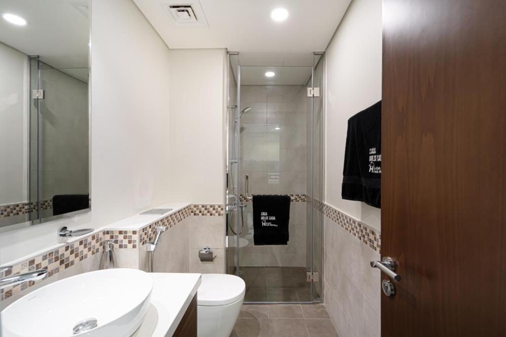 דובאי Alluring 1 Bd Apartment In Business Bay With Burj Khalifa View מראה חיצוני תמונה